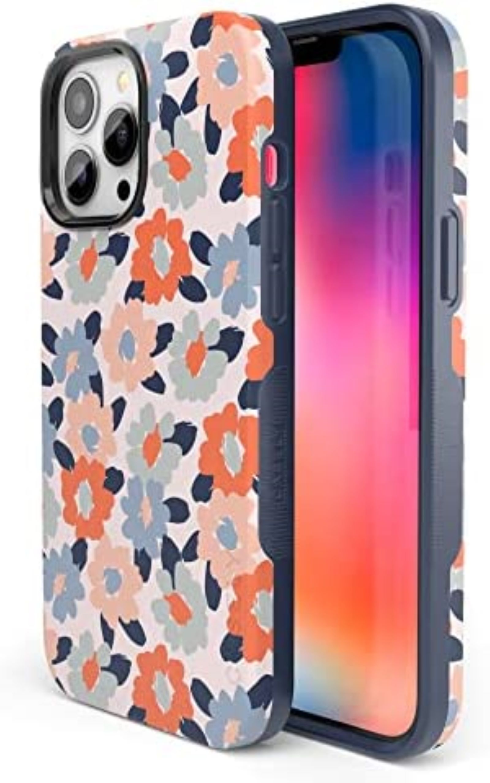 iPhone 15 Pro Max Clear Hard Shell Case w/TPU Bumpers