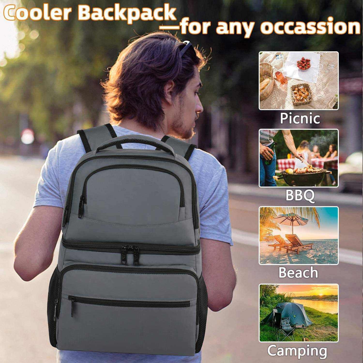 5L Durable Nylon Backpack – Fits Laptop and Cooler Bag 3