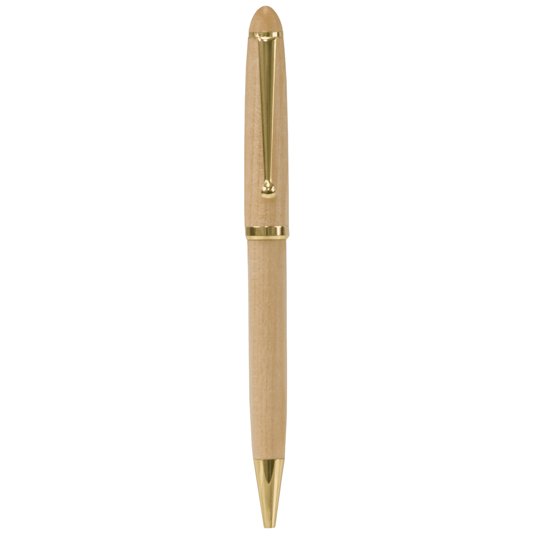 Wide Maple Ballpoint Pen 1