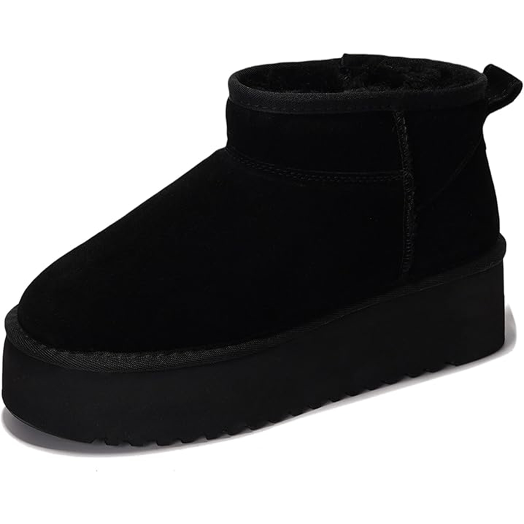 Wool Platform Snow Boots 4