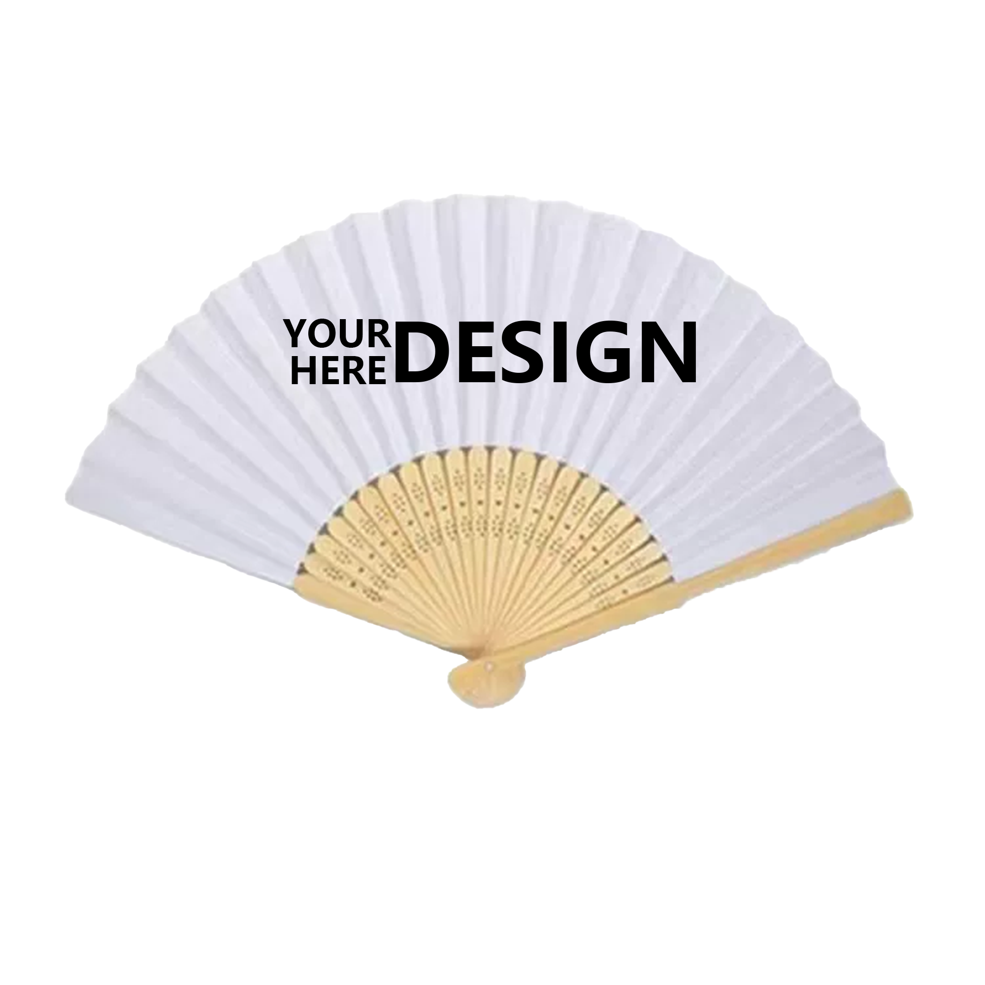 Collapsible Wood and Paper Fan 2