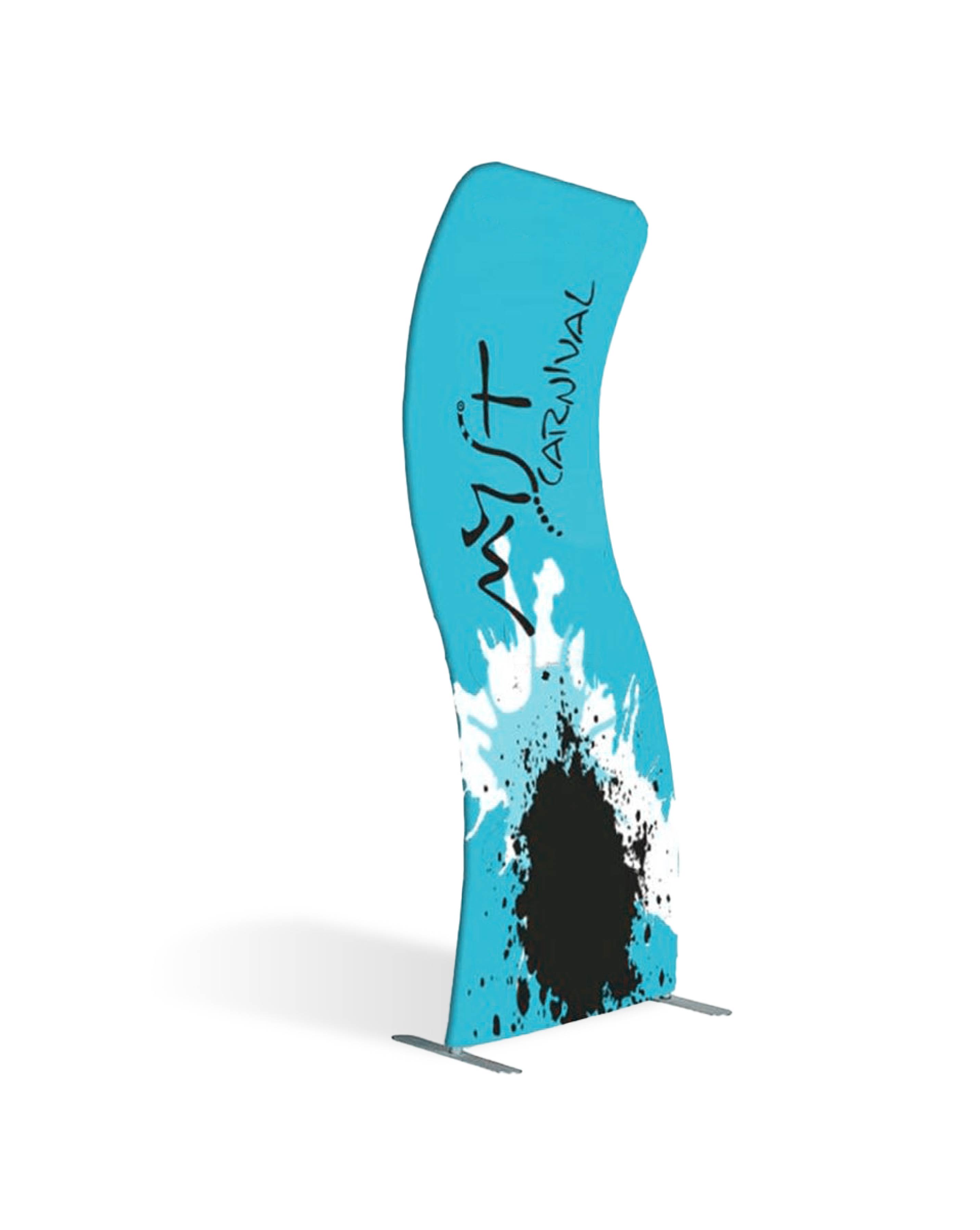 S Shaped Fabric Banner 3