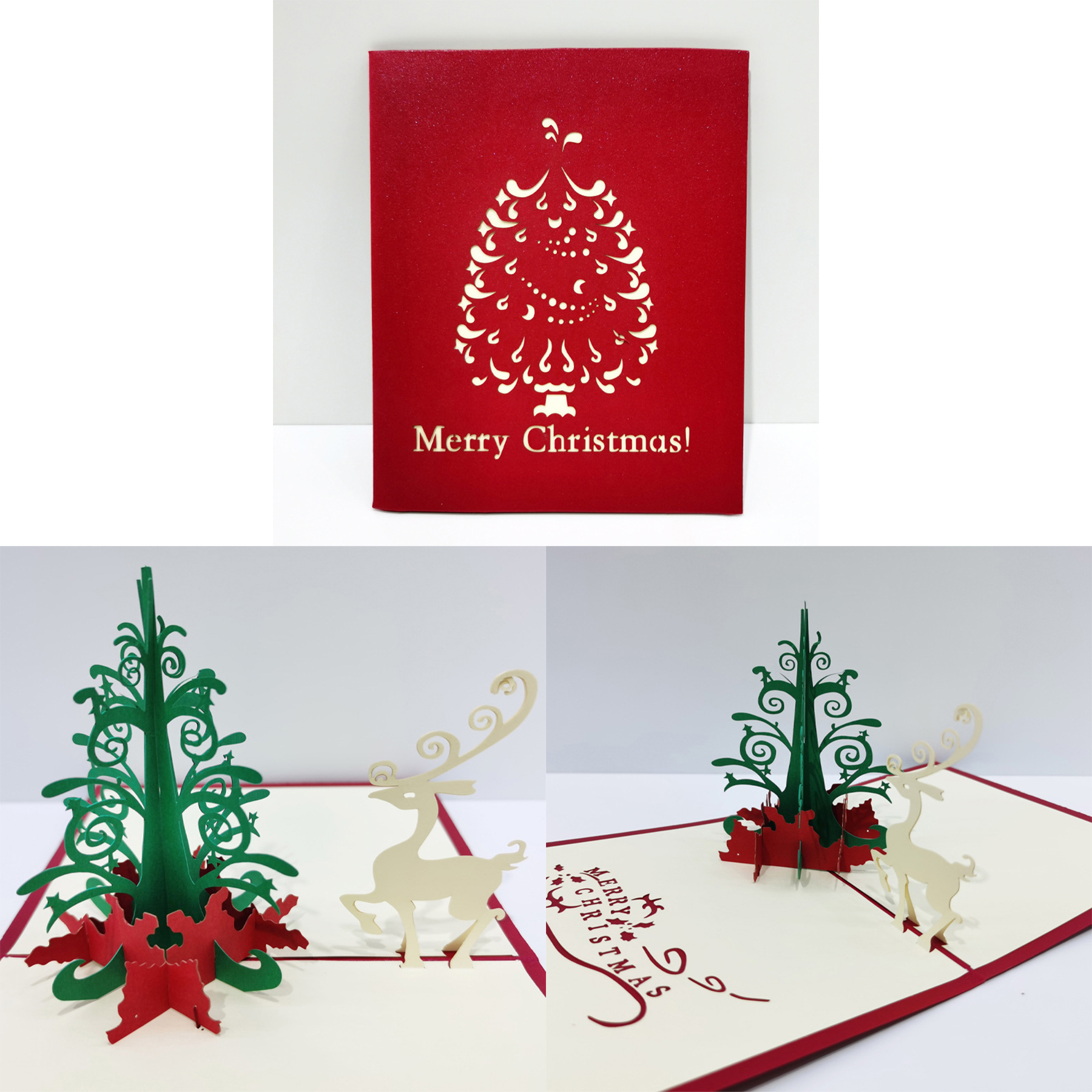 3D Pop Up Christmas Card 2