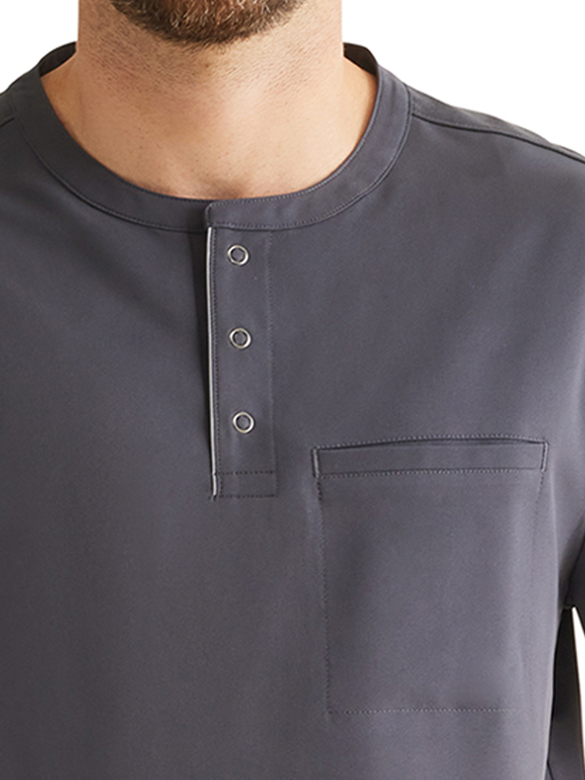 Healing Hands - 360 - Men's 1-Pocket Shane Mandarin Collar Top 10