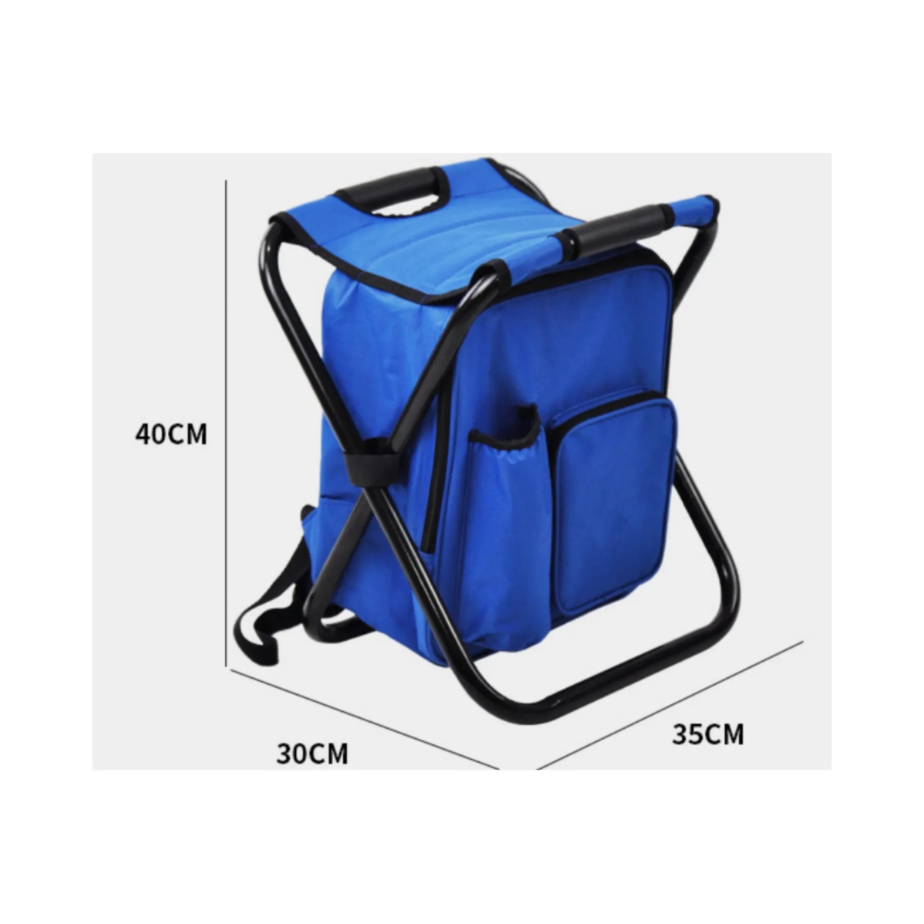 Folding Stool with Ice Bag 2