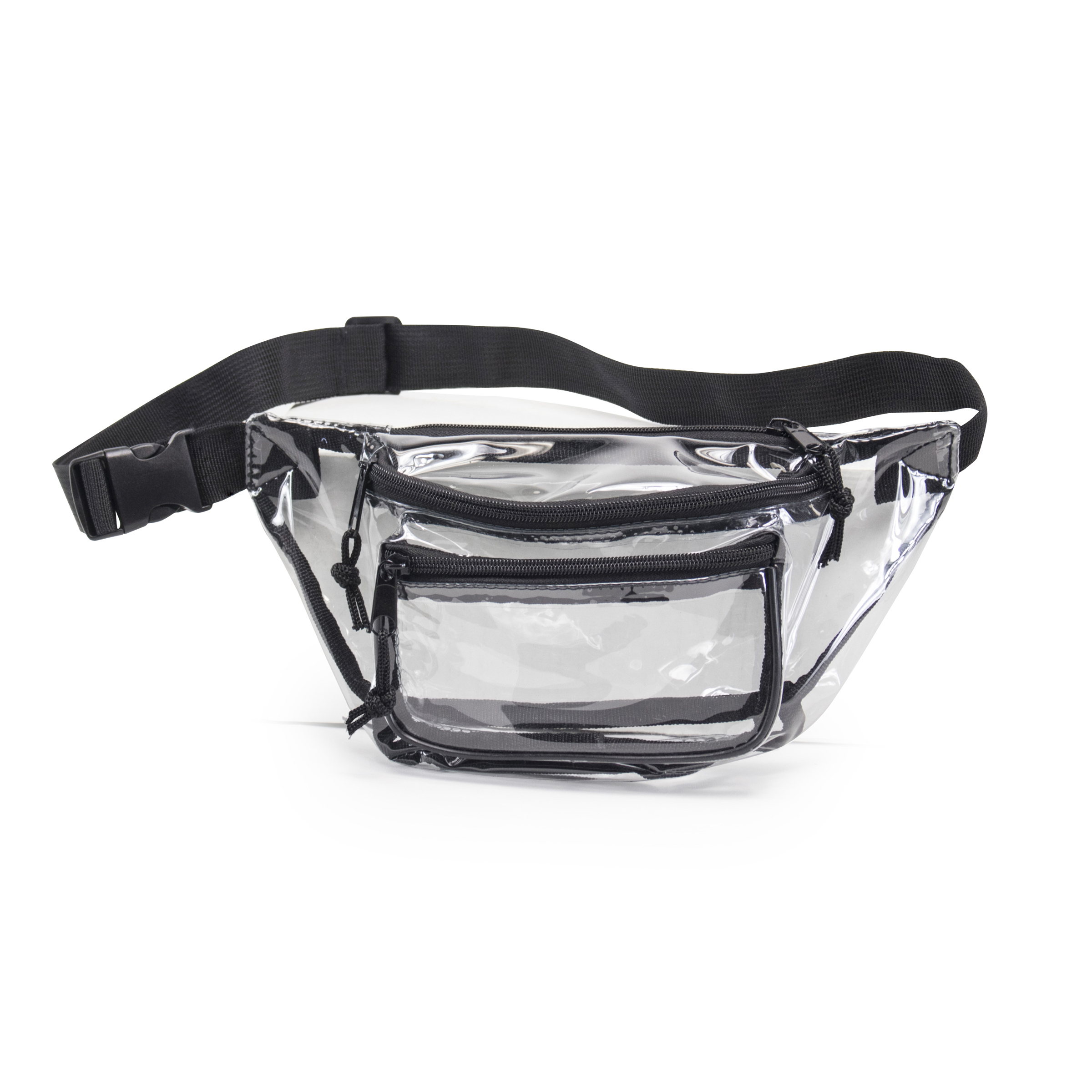 Clear Three-Zipper Fanny Pack 1