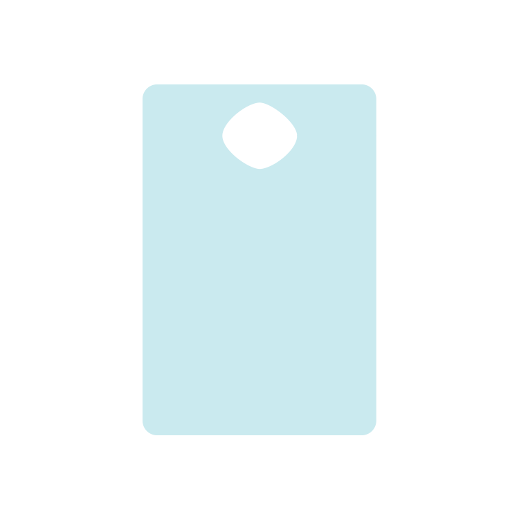 Hang Tag Card Stock 24 pt White (Stock Shape #) Digital Print 6