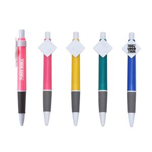 Square Clip Anti Slippy Ballpoint Pen 6