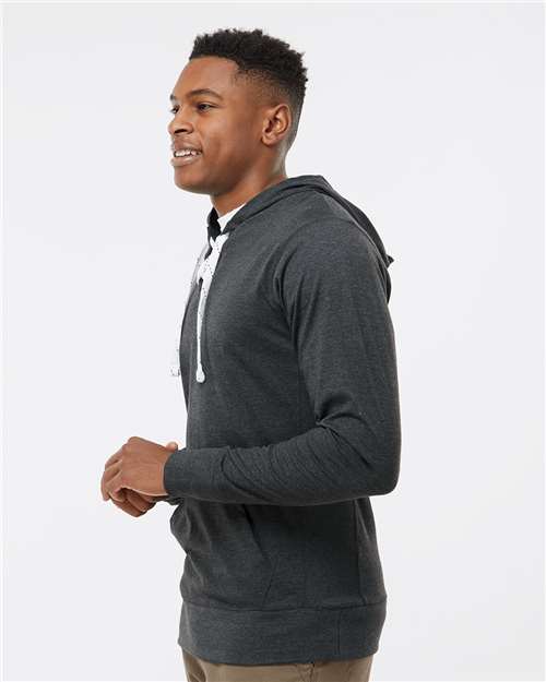 Unisex Jersey Sport Lace Hooded Pullover - 8231 3