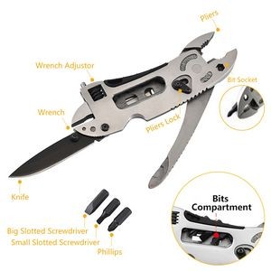 Versatile Pocket Multi Tool Wrench Bits Set 9