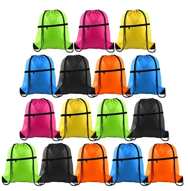 Waterproof Zipper Storage Drawstring Bag 6