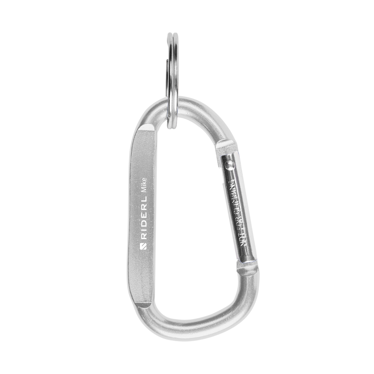 6mm Carabiner With Split Ring 8