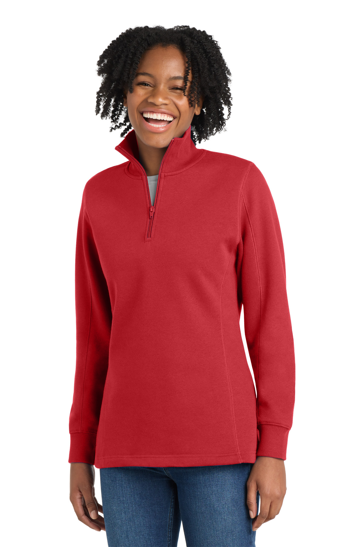 Sport-Tek Women's 1/4-Zip Sweatshirt. LST253 10