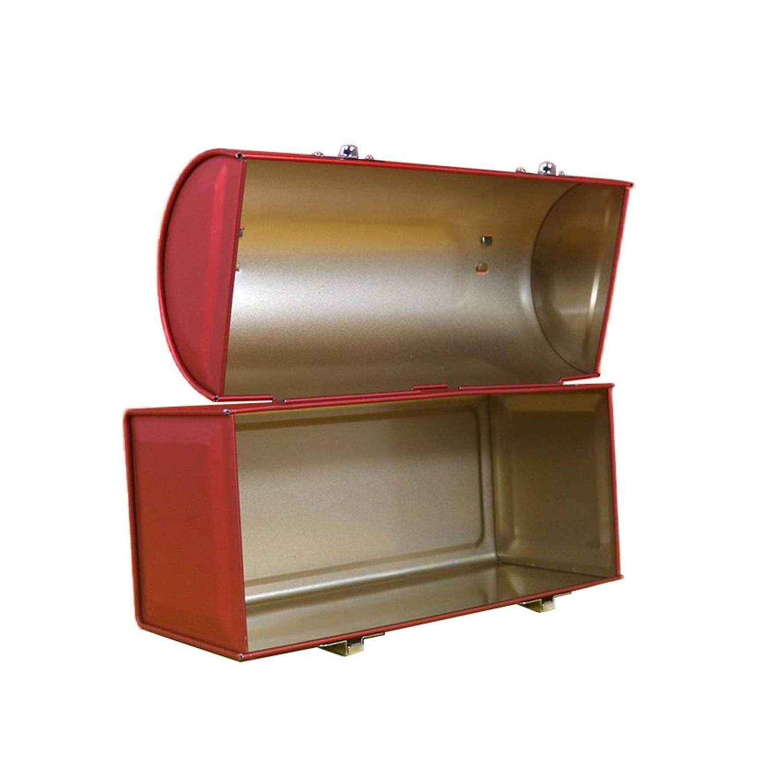 Locking Tinplate Dome Lunch Box w/ Handle 5