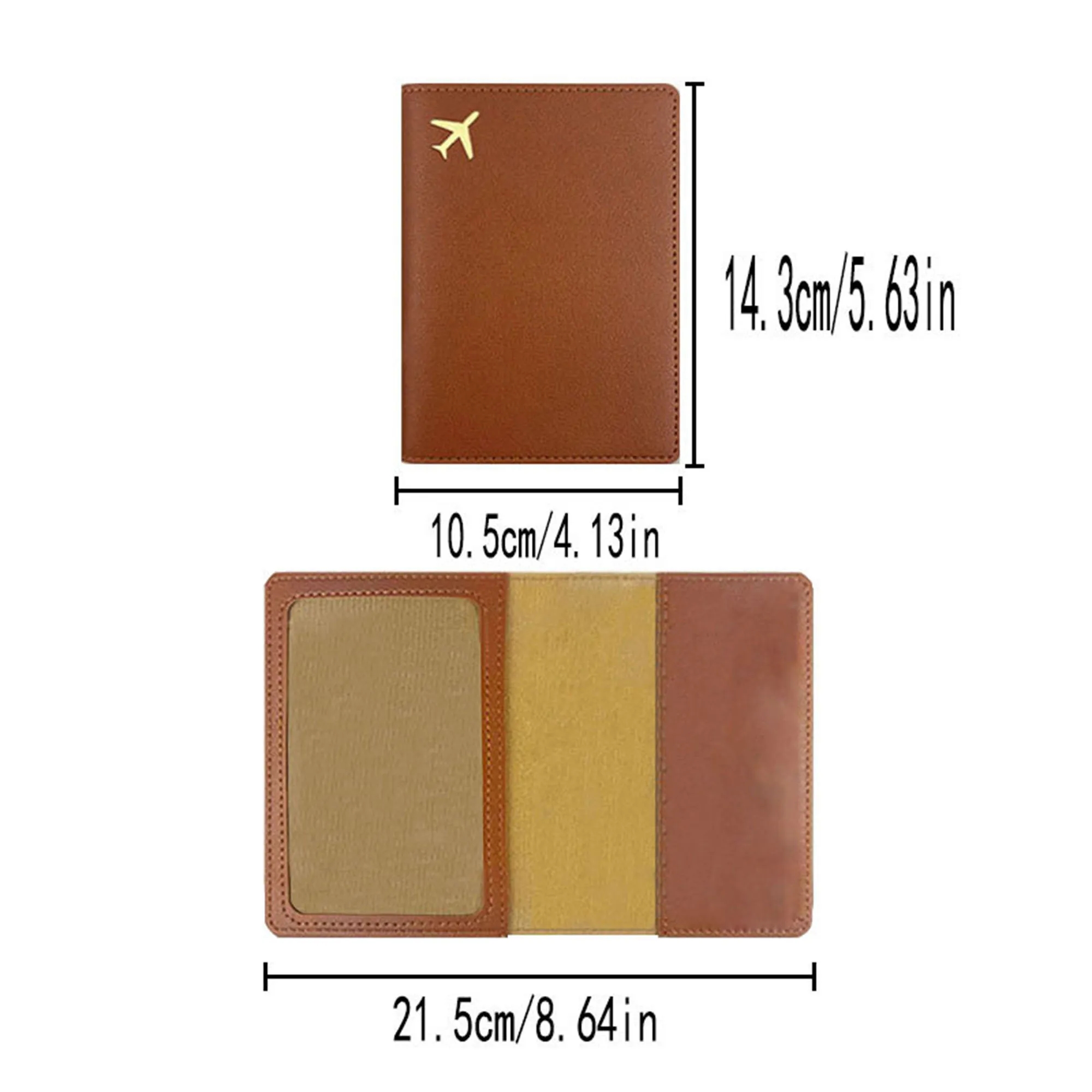 Durable PU Leather Passport Holder And Travel Wallet 2