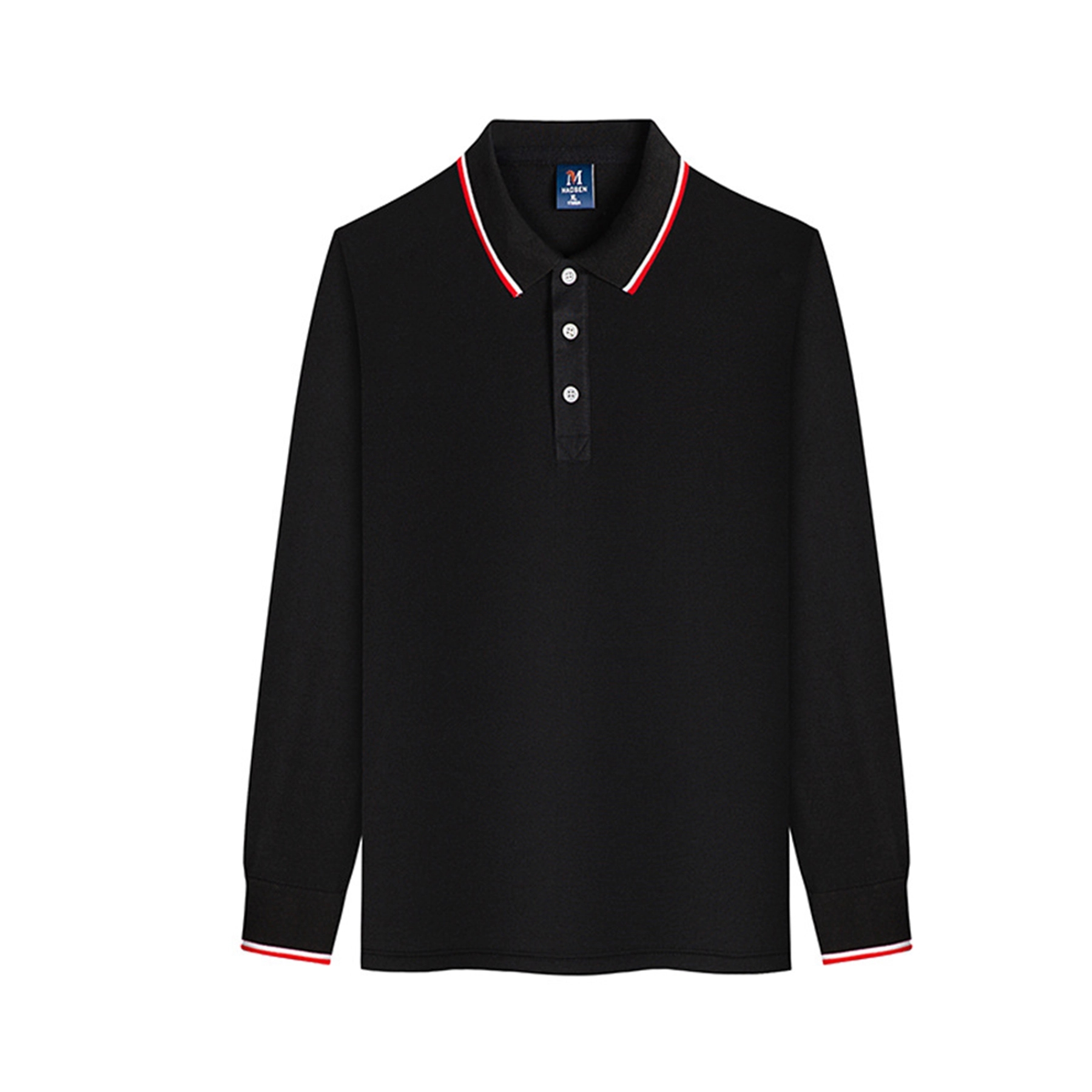 Unisex Classic Long Sleeve Polo Shirt 7