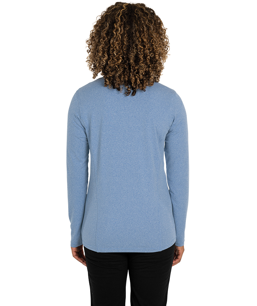 Women's Heathered Eco-Logic Stretch Quarter Zip 34