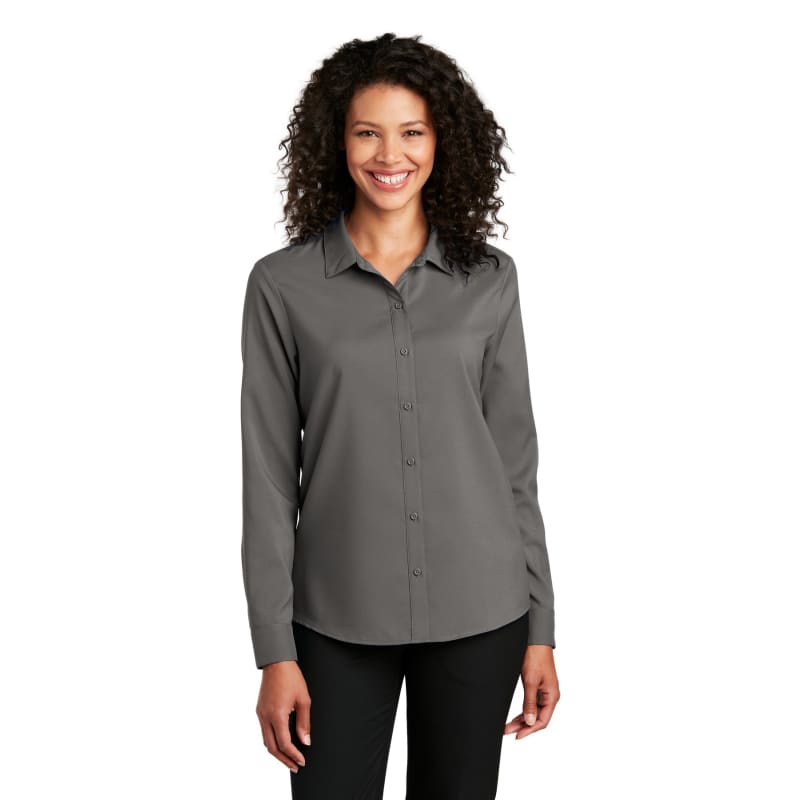 Port Authority Ladies Long Sleeve Performance Staff Shirt 16