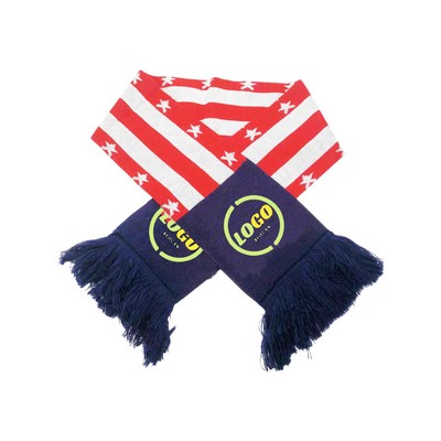 Soft Knitted Woven Scarf With Tassel 3