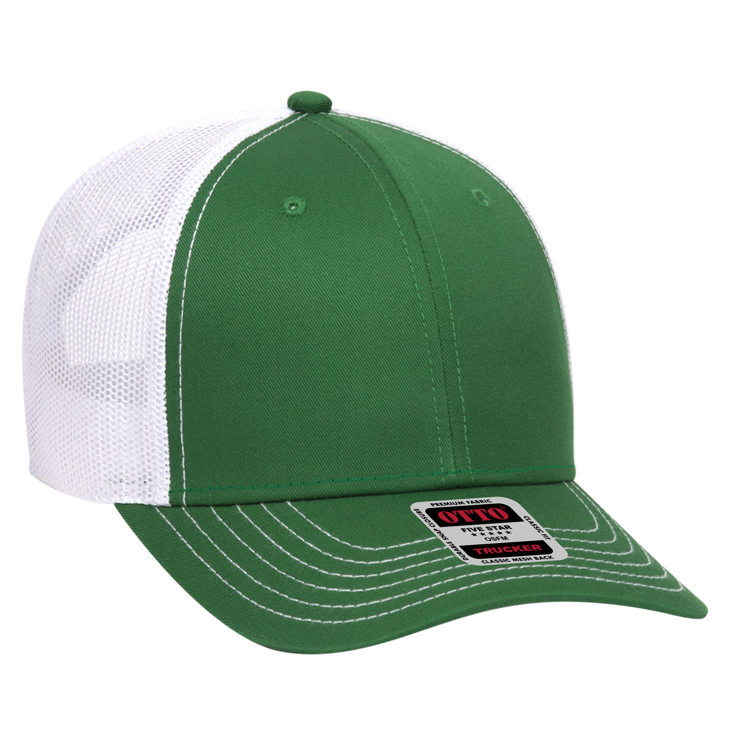 OTTO CAP® 6 Panel Low Profile Mesh Back Trucker Hat 194