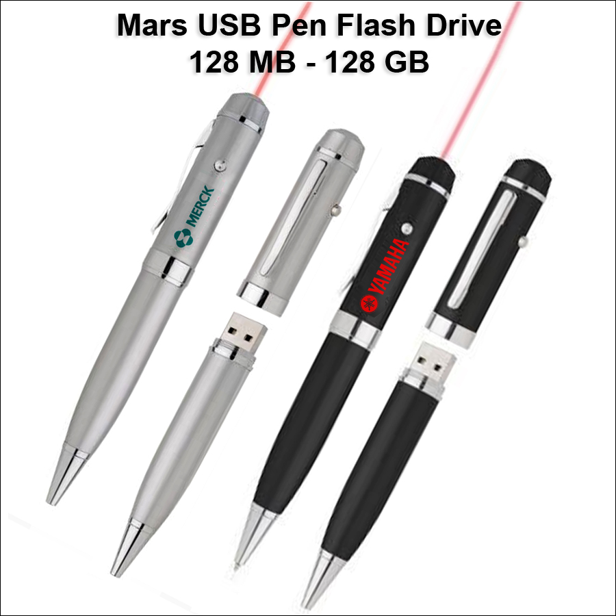 Mars USB Pen Flash Drive / USB - 128 MB Memory