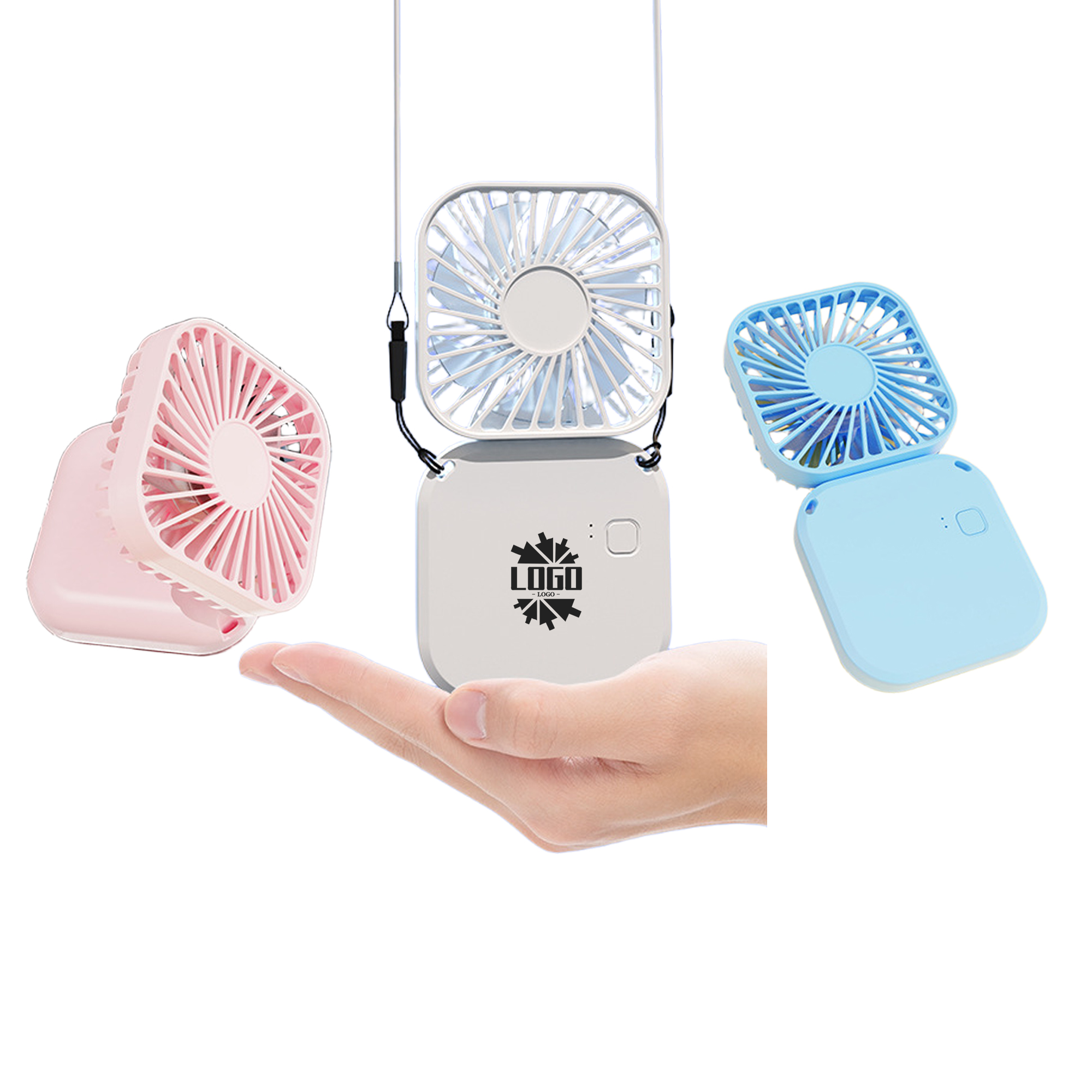 Portable Foldable Neck Hanging Fan 2