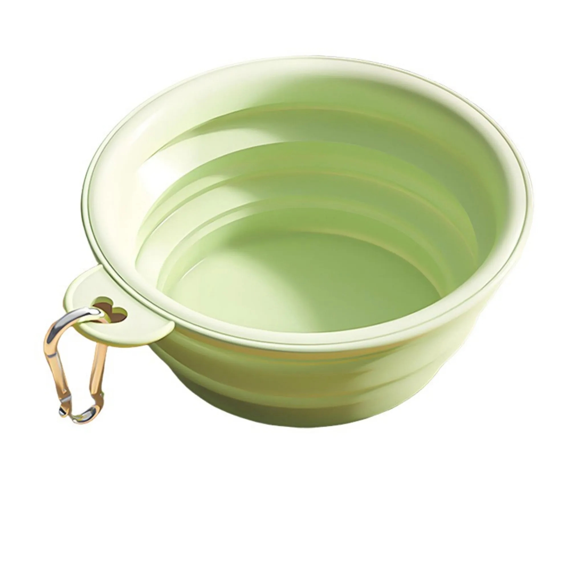 12 Oz Silicone Pet Bowl with Carabiner 5