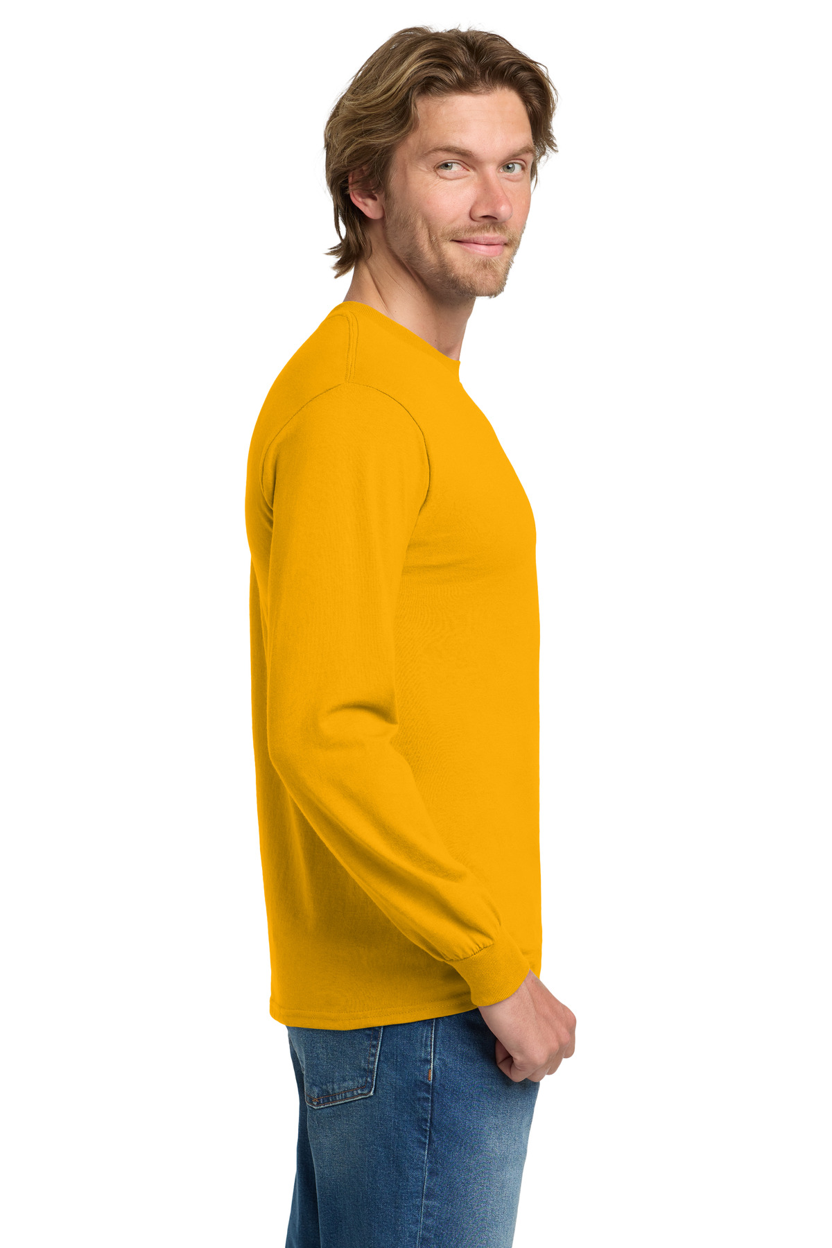 Gildan - Heavy Cotton 100% Cotton Long Sleeve T-Shirt. 5400 12