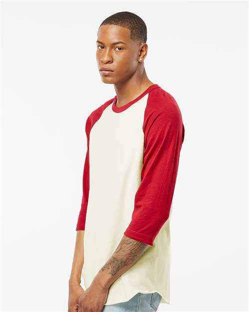 Unisex Fine Jersey Raglan T-Shirt - 245 120