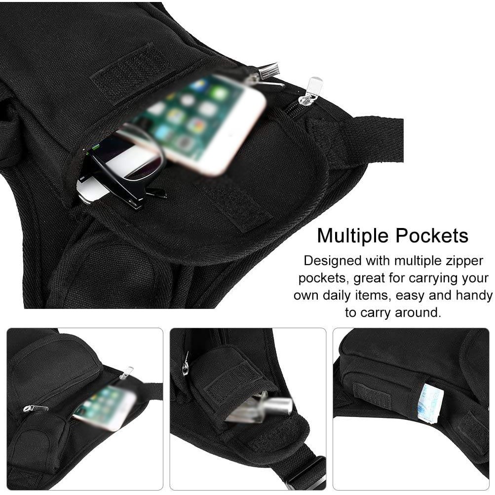 Multi-functional Canvas Waist Bag 2