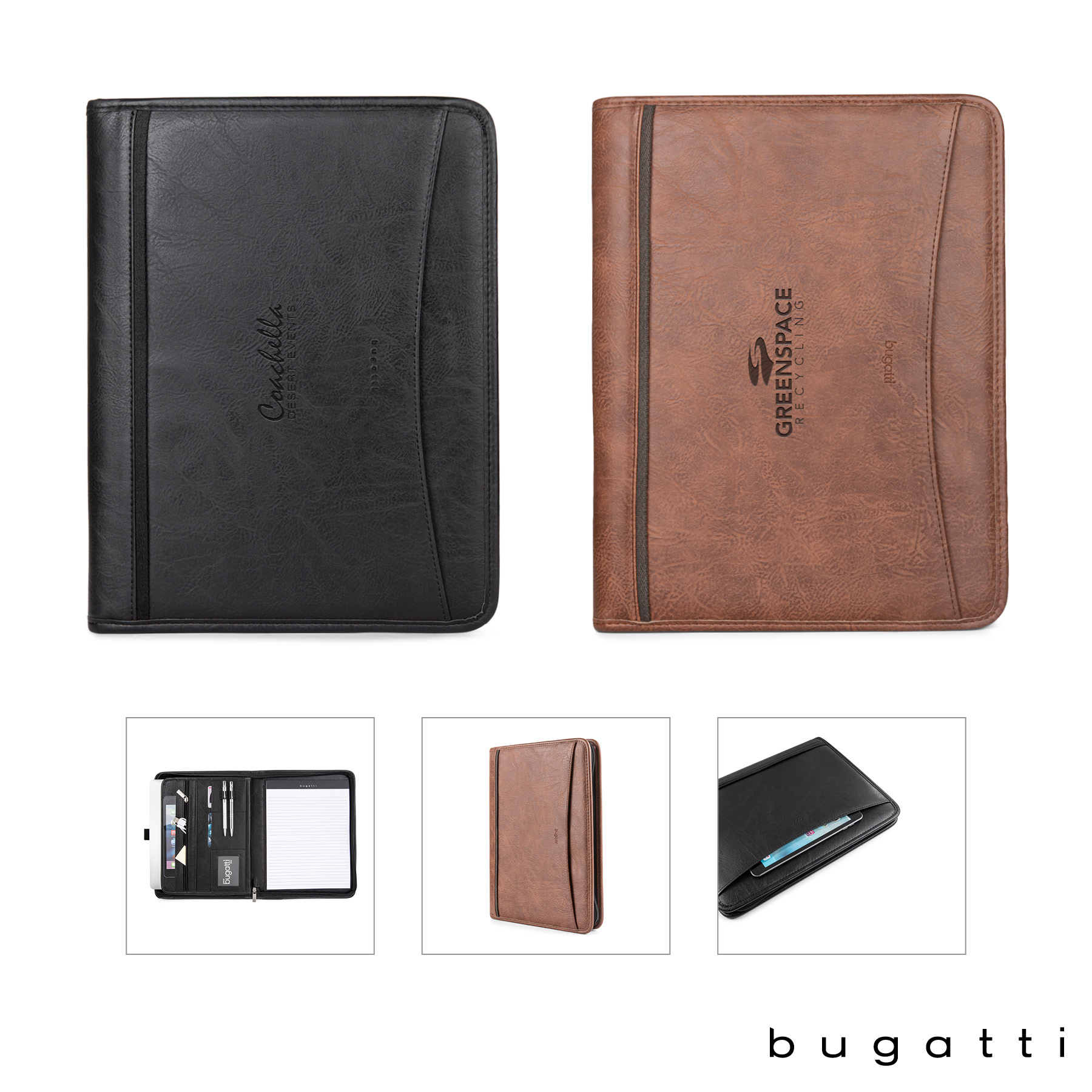 Bugatti Valentino Letter Size Padfolio 17