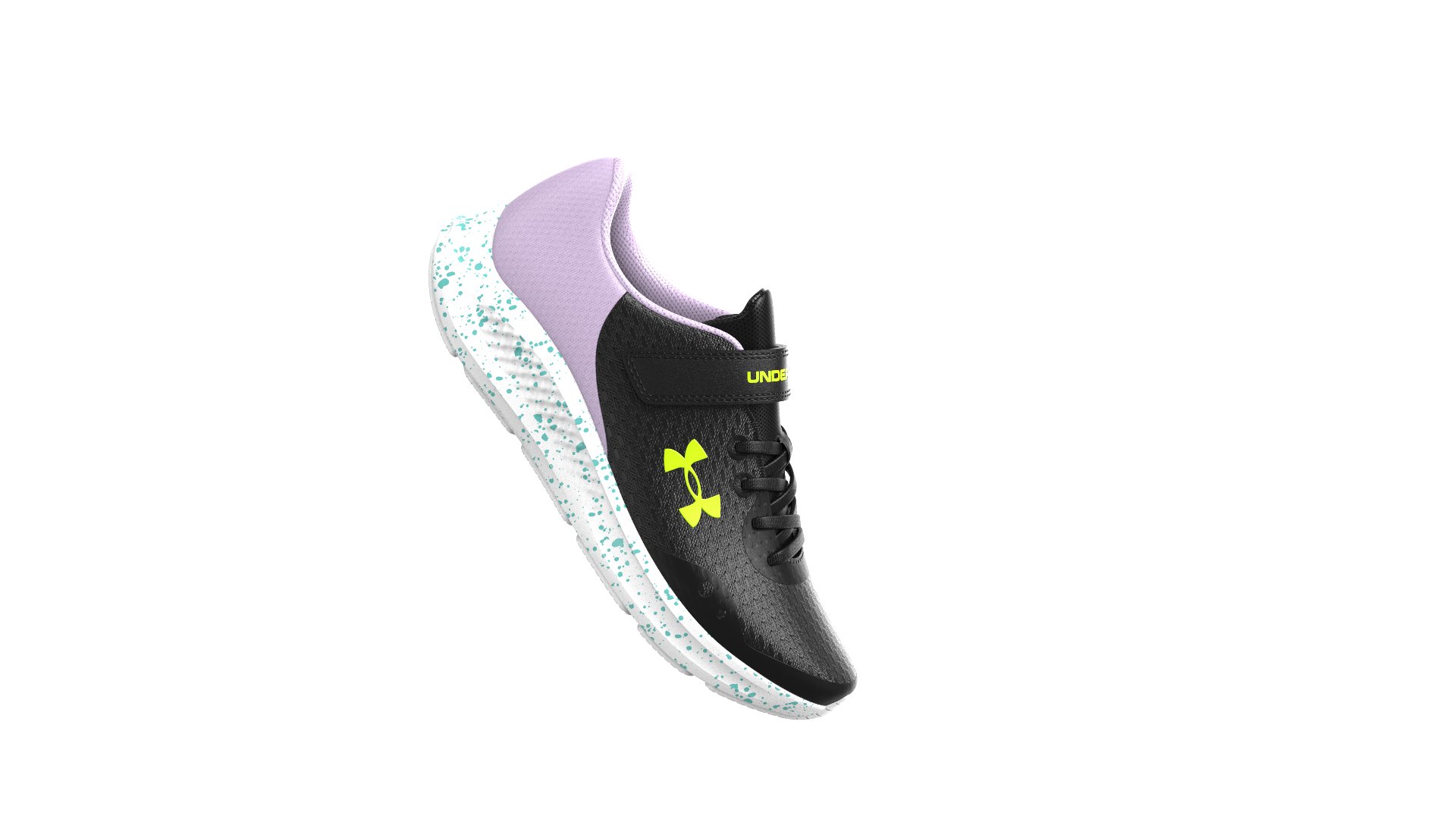 UA Pursuit 3 AC Girls' Pre-School Running Shoes 6