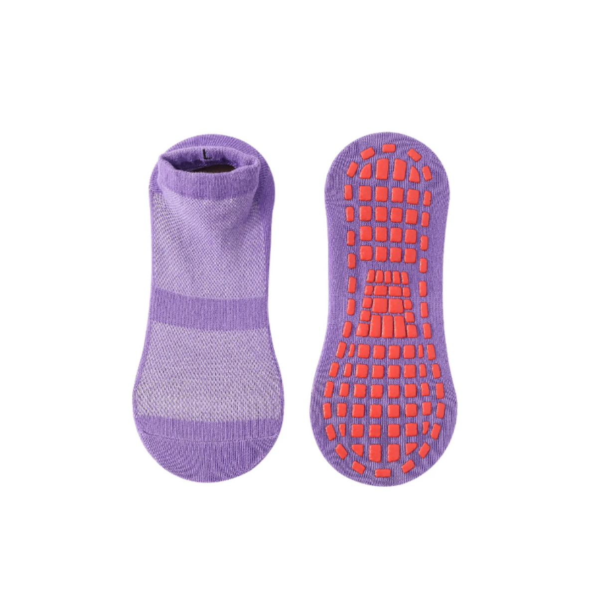 Cotton Moisture Wicking Studio Grip Socks 7