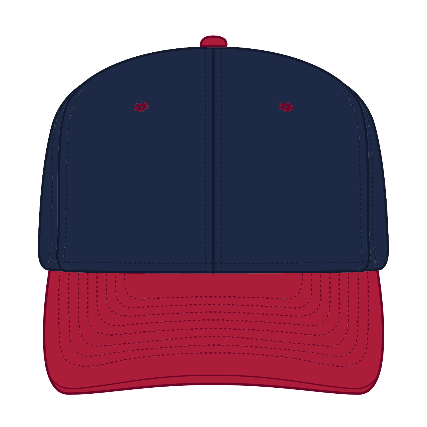 OTTO CAP® 6 Panel Mid Profile Baseball Cap 4