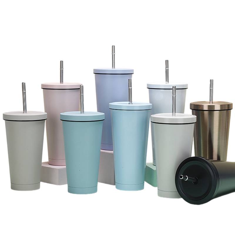 17 oz Stainless Steel Tumbler W/ Straw 11