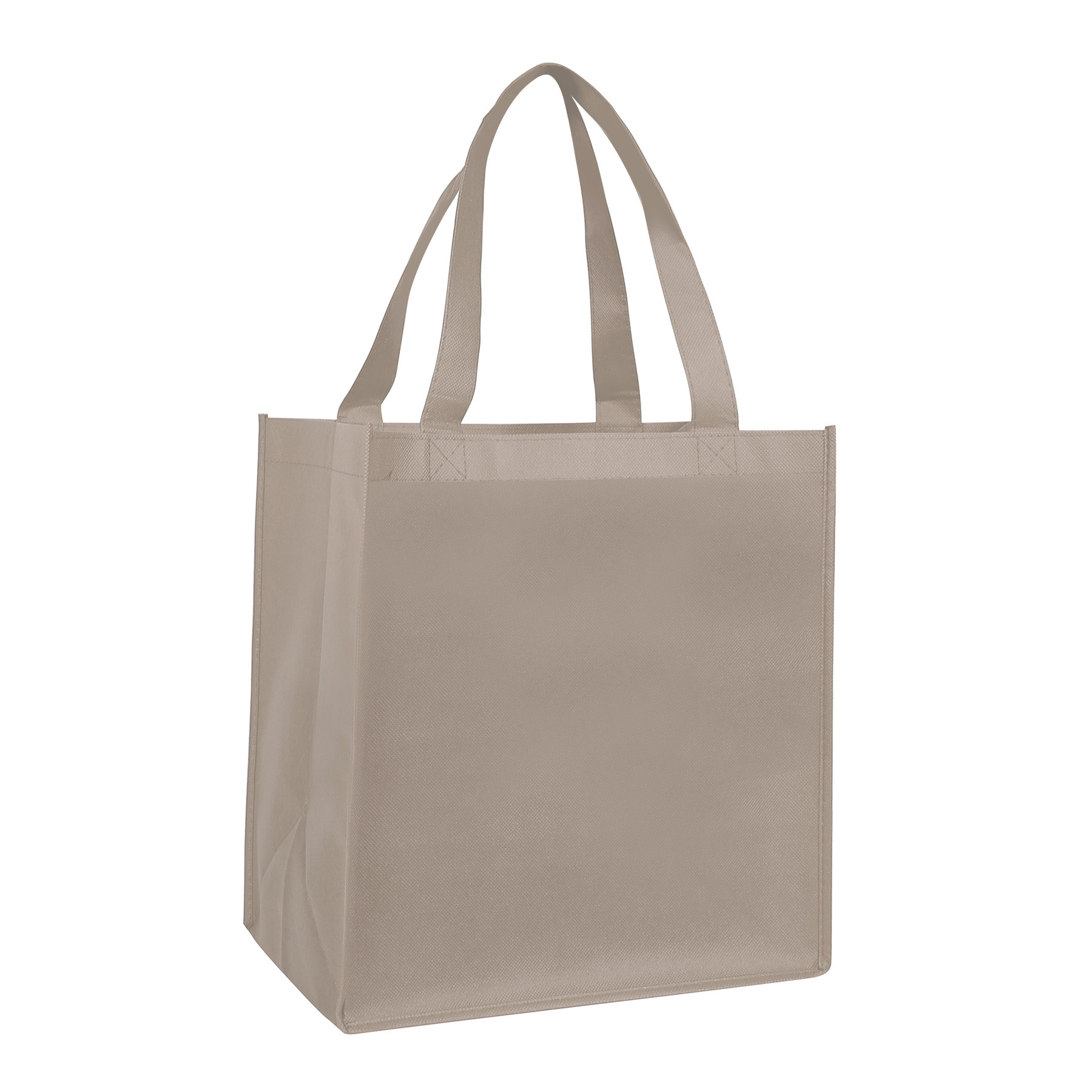Non-woven Grocery Tote Bags 12'' x 13'' x 8'' 18