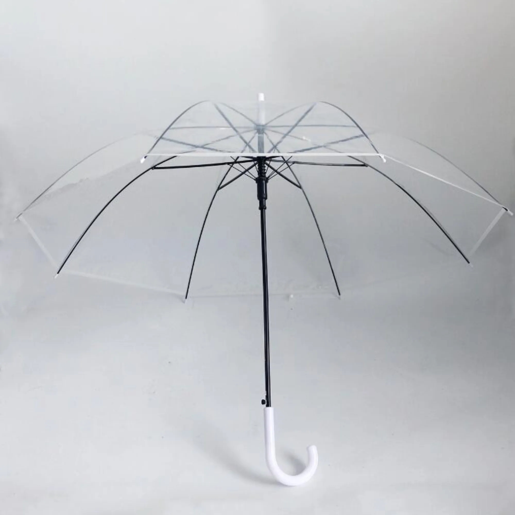 Long Handle Transparent Bubble Umbrella For Outdoor 4