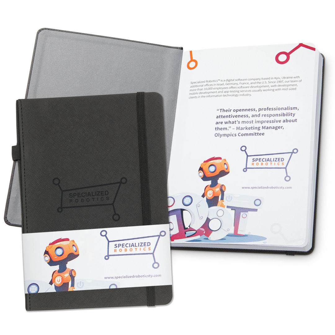 Eccolo® Memphis Journal w/Elastic Pen Loop - (M) 12