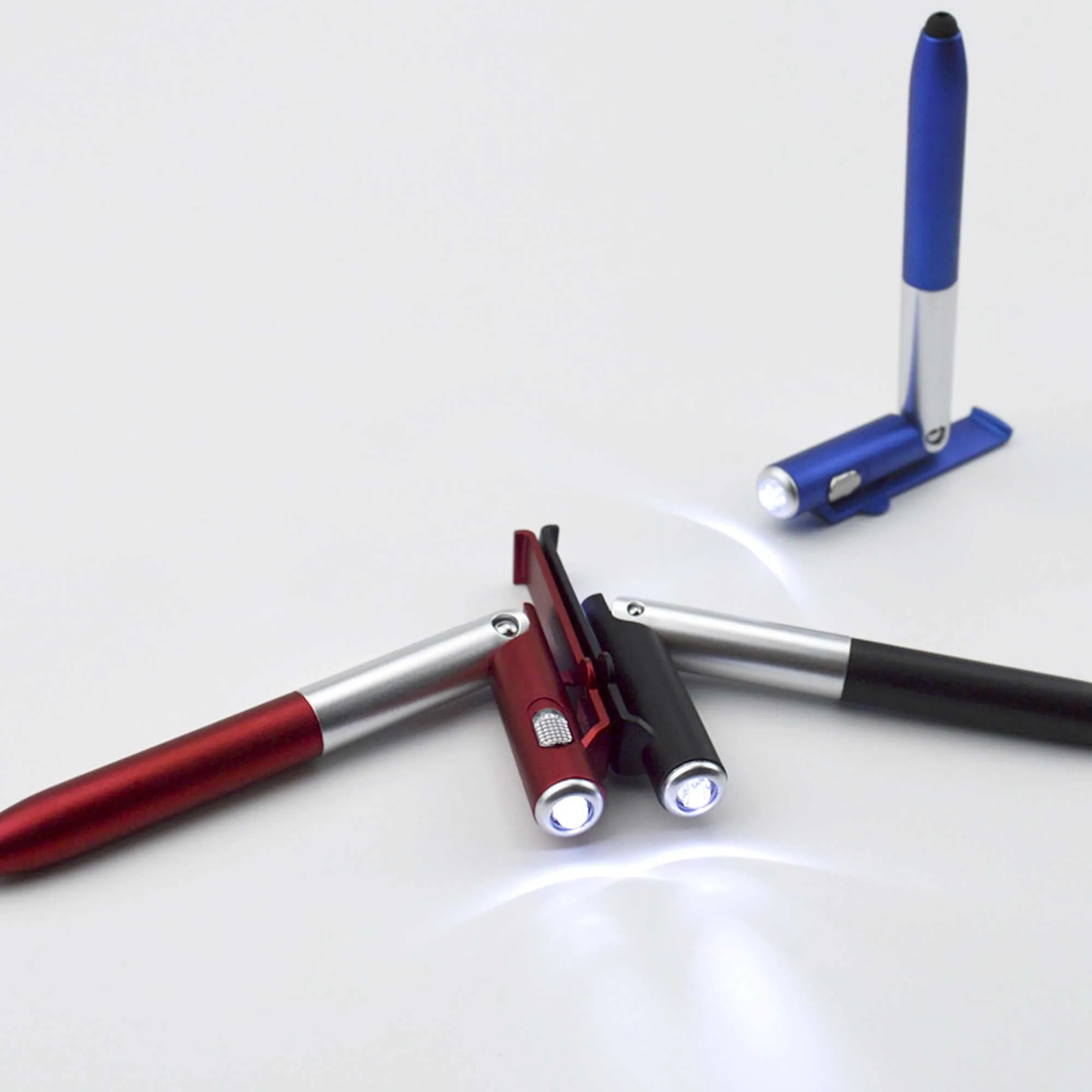 4-in-1 Ballpoint Pen / LED / Phone Stand / Stylus 4