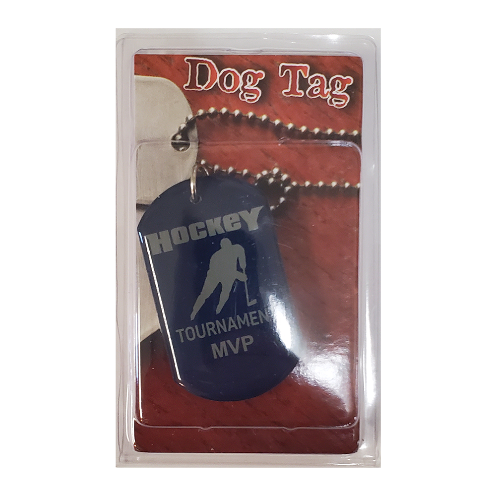 Dog Tag pendant on Key Chain (Single Sided) 4