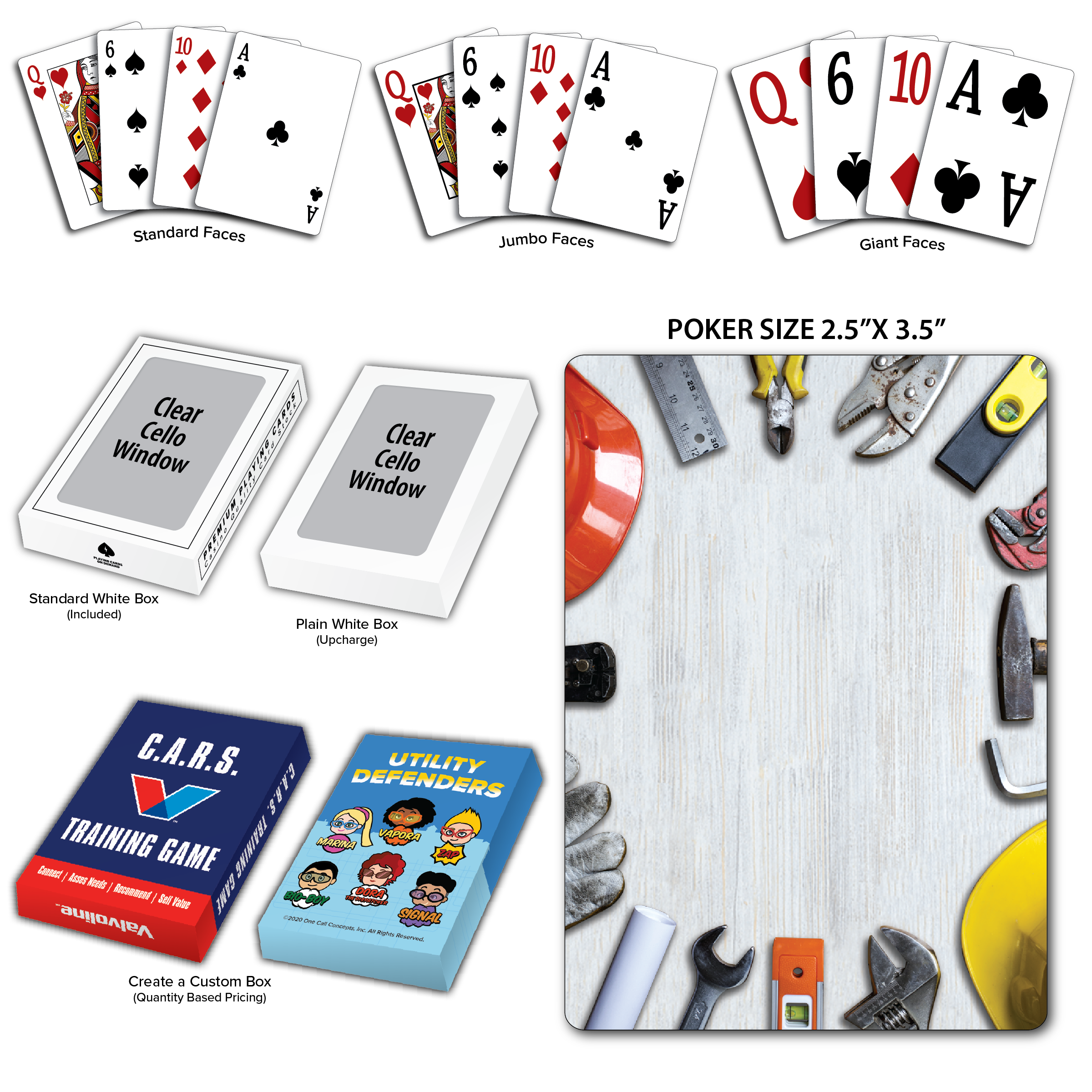 Construction Theme Poker Size Playing Cards 2