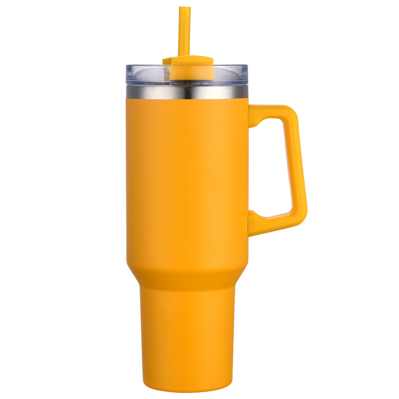 40oz. Travel Mug with Handle and Straw 21