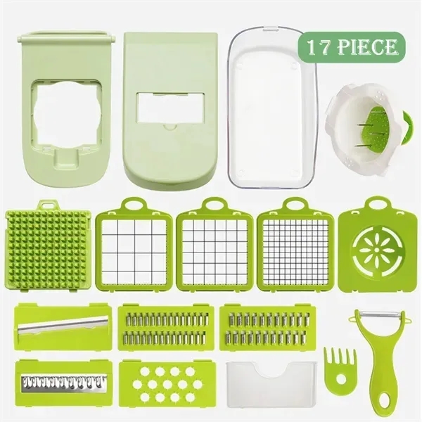 17-in-1 Vegetable Chopper with Storage Container 5