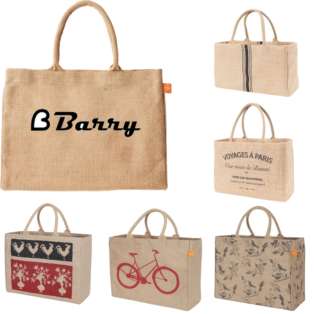 Knitted Beach Jute Handbag 1