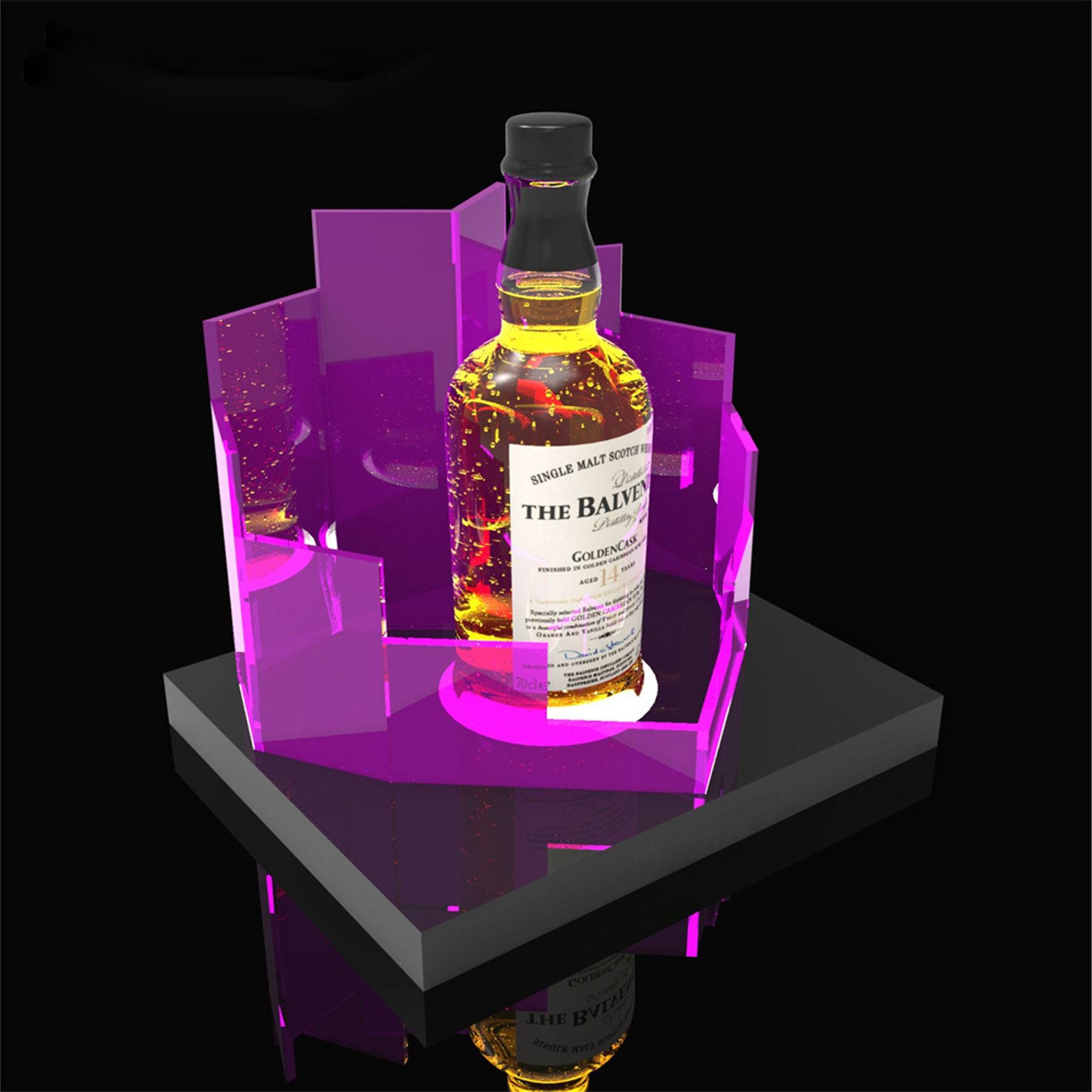LED Lighted Liquor Bottle Display 6