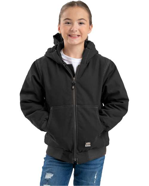 Youth Highland Softstone Duck Hooded Jacket - BHJ61 4