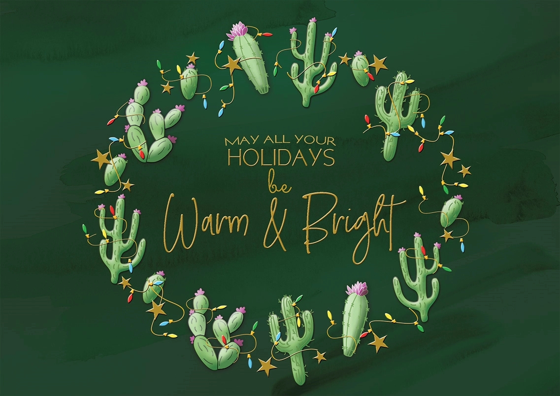 Cactus Country Holiday Cards 1