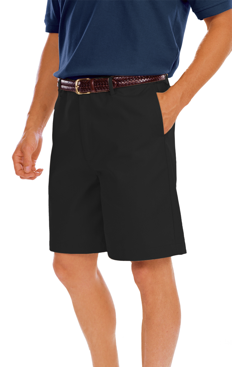 Men's Scotchgard Twill Flat Front Short 5