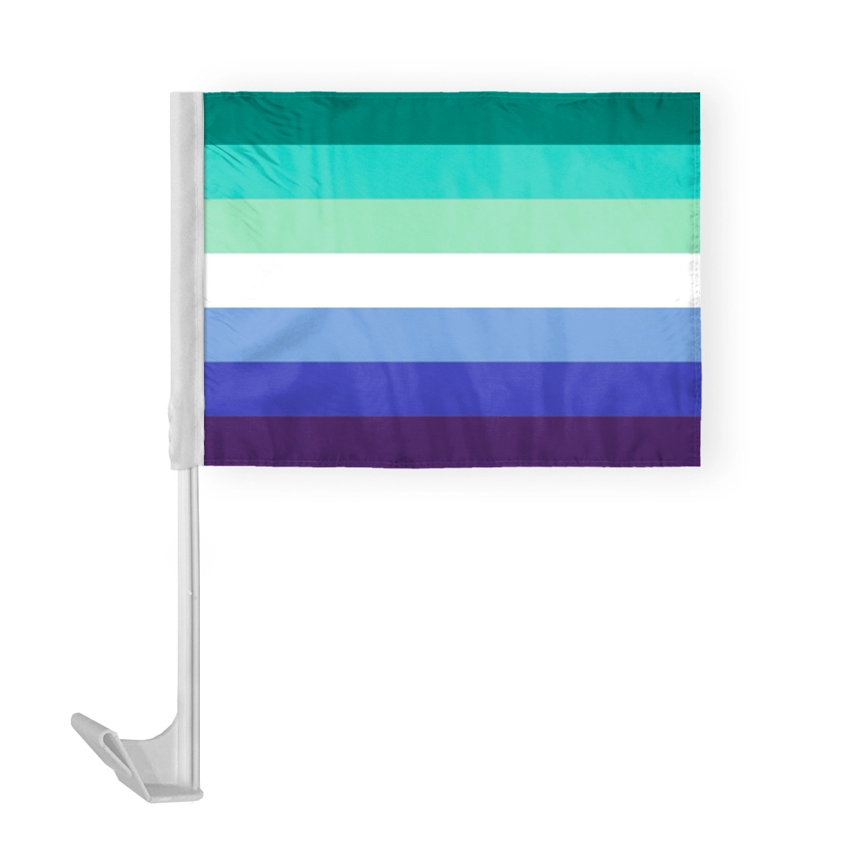 12 " x 16 " ePoly Gay Men Economy Car Flag 2