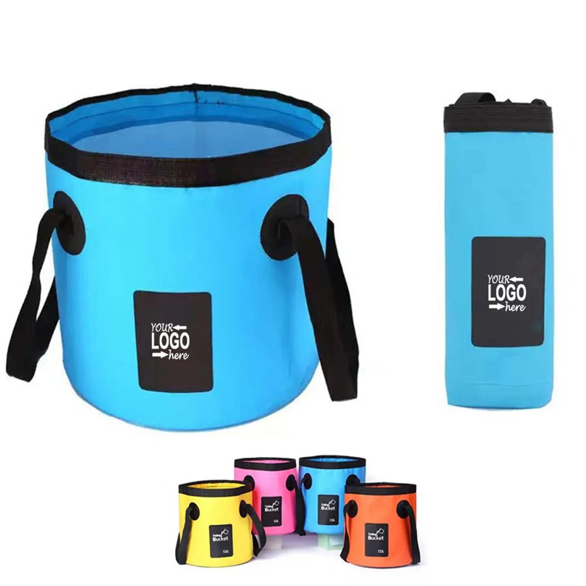 Collapsible Bucket Container Folding Water 2